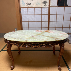 【ネット決済】大理石テーブル