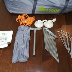 [中古テント]ロゴス neos PANELワイドドーム 300＋インナーシート＋グランドシート　３点セット