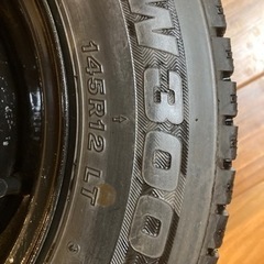 R12スタッドレス20年製ブリヂストン白レター