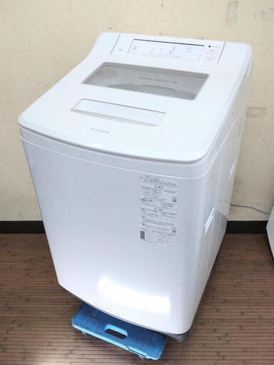 パナソニック 2020 8kg全自動洗濯機 NA-SJFA807 泡洗浄 タッチパネル パナソニックの店モデル 動作確認済み美品