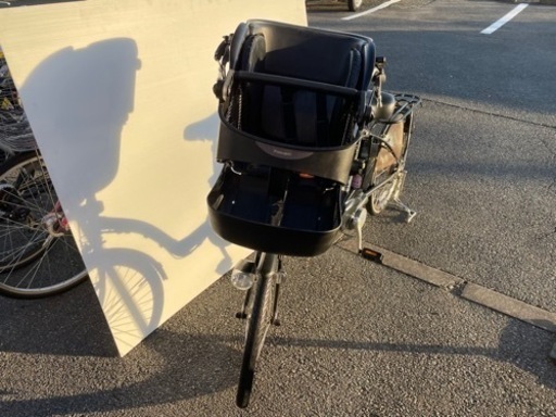 チャイルドシート付電動アシスト自転車 クロ（20インチ）パナソニック
