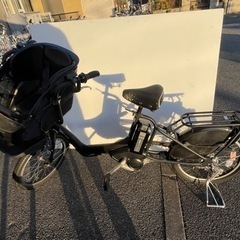チャイルドシート付電動アシスト自転車 クロ（20インチ）ブリジストン