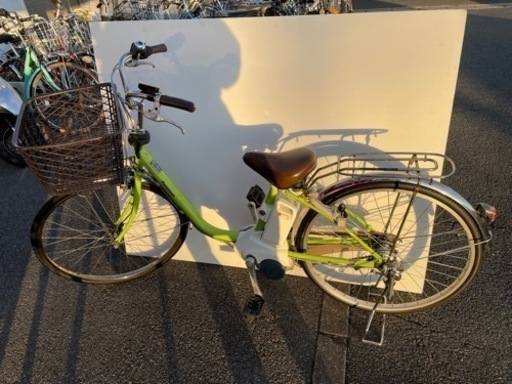 電動アシスト自転車　緑（26インチ）パナソニック
