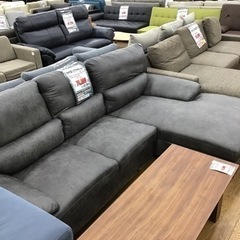 KK-106【ご来店頂ける方限定】新入荷　アウトレット　カウチソファセット　レザーテックス