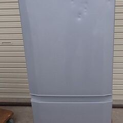 三菱　2ドア冷凍冷蔵庫　146L　シルバー　　田川市