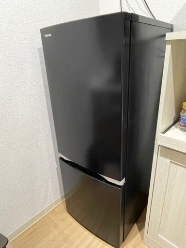 東芝 GR-R15BS 153L 冷蔵庫 黒 ブラック