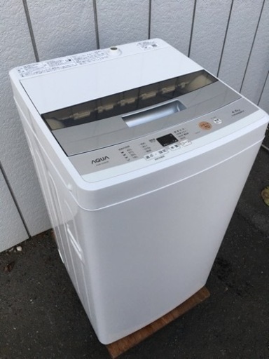 ■アクア 2018年製 4.5kg 全自動洗濯機 AQW-S45E■単身向け洗濯機 1人用洗濯機 AQUA