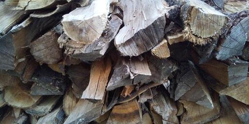 妙高山麓の薪 欅薪2立米+林檎薪2立米 2㌧ダンプ