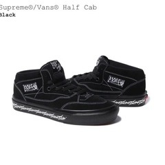 【新品未着用】Supreme/Vans Half Cab