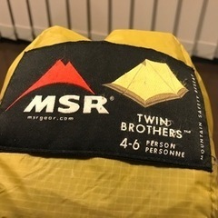 MSR テント　シェルター　タープ  ツインブラザーズ キャンプ