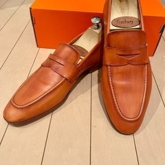 革靴 madras マドラス オレンジ 25.5cm Made ...