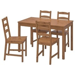 【ネット決済】IKEA テーブル＆チェア4脚　