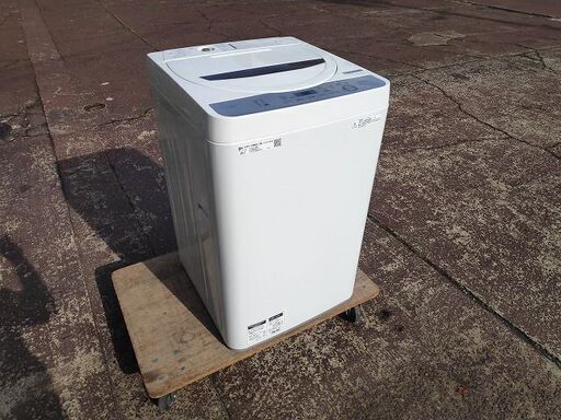 シャープ　全自動洗濯機　ES-GE4C-T　4.5ｋ『美品中古、小傷あり』2019年式【リサイクルショップサルフ】