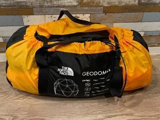 美品]THE NORTH FACE ジオドーム4 別売りグランドシート付き 1回のみ 