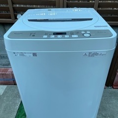【ネット決済・配送可】シャープ洗濯機　SHARP ES-GE6D...
