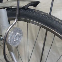 「中古」26インチ/ファミリーサイクル/シルバー - 自転車