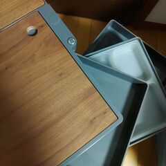 boby wagon/ボビーワゴン 2段3トレイ グレー