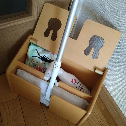 引渡し済 ウサギの型抜き可愛いお掃除道具箱クイックルワイパースタンドしっかりした木箱です ワイパー シートやクロス等 お掃除道具を目隠し収納 ぽかぽか日和 大元の生活雑貨の中古あげます 譲ります ジモティーで不用品の処分