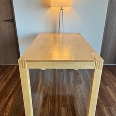 店舗良い IKEA ノールドビー ダイニングテーブル ゴムノキ無垢材 仙台 宮城 - ダイニングテーブル