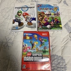 Wiiのゲームソフト３本
