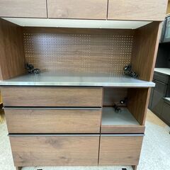 ?末次家具 2面レンジボード ?定価￥156,200? ソフトクローザー 