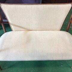 【愛品館八千代店】マルニ木工　オールドマルニ　2人掛チェア【愛八SF】