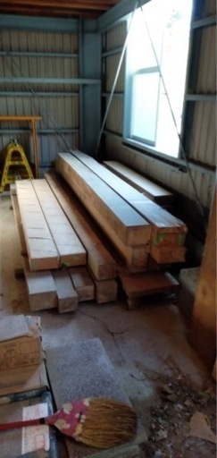 欅（ケヤキ）木材 各種 式台 框 玄関 木造建築 日本家屋 大工