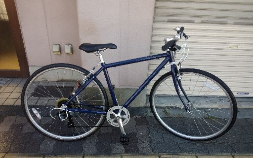 WEEKEND BIKES[ウィークエンドバイク] 700cクロスバイク アルミ/7speed/ネイビー