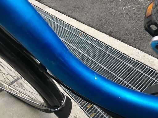 地域限定送料無料 ヤマハ パス ナチュラ 新基準 子供乗せ 8,7AH 青系