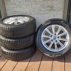 今だからこの価格❕195/65R/15アルミホイル付冬用タイヤ4本価格山は80％