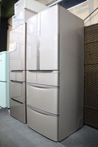 日立6ドアノンフロン冷凍冷蔵庫 505L R‑F51HG(T)型 2019年製 HITACHI 冷蔵庫 中古家電 店頭引取歓迎 R4657)