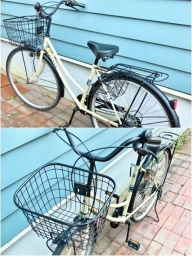 【極美品】自転車27型 シマノ6段変速ギア LEDライト 練馬区、和光市、朝霞市、新座市