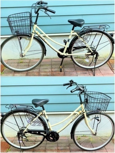 【極美品】自転車27型 シマノ6段変速ギア LEDライト 練馬区、和光市、朝霞市、新座市