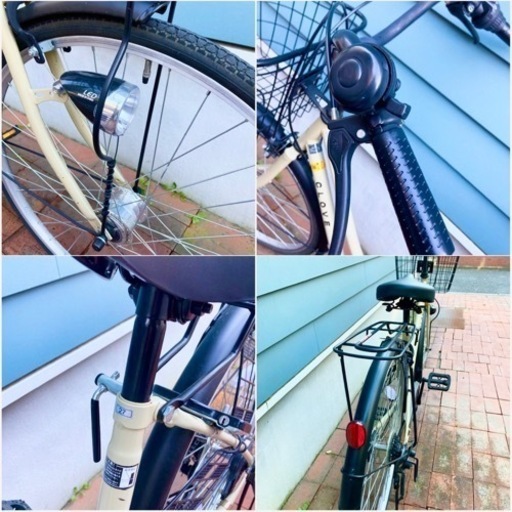 【極美品】自転車27型 シマノ6段変速ギア LEDライト 練馬区、和光市、朝霞市、新座市