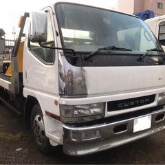 三菱キャンター　搬送車　スライドローダー