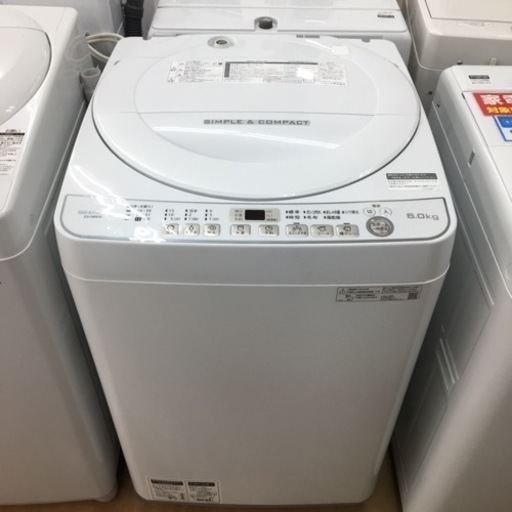 【トレファク摂津店 】SHARP【シャープ】の2019年製全自動洗濯機が入荷致しました！