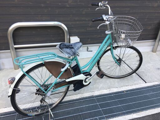 地域限定送料無料　ブリヂストン　アシスタ　スティラ　新基準　子供乗せ　6AH　ナチュラ　ビビ　神戸市　電動自転車