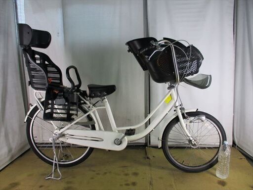 B581☆16800円☆ 整備済み 子供乗せ自転車 アサヒ ホワイト【前 B581☆16800円☆ 整備済み 子供乗せ自転車 アサヒ ホワイト【前
