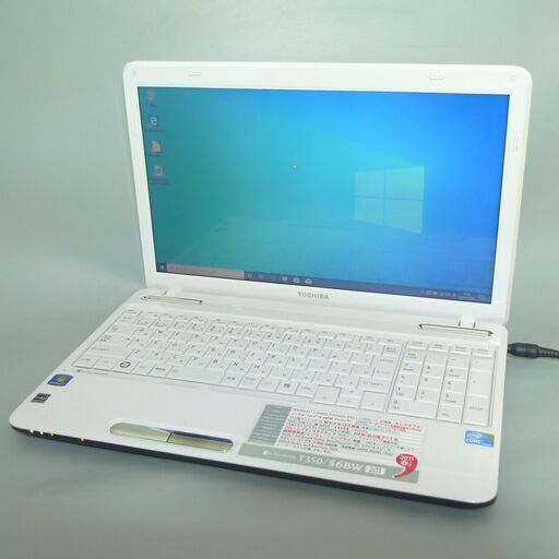 新品高速SSD TOSHIBA ノートパソコン 中古美品 15.6型 東芝 dynabook T350/56BW Core i5 4GB Blu-ray 無線LAN WiFi Windows10 Office