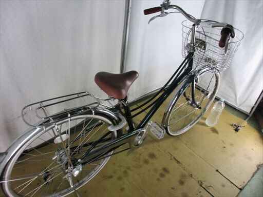 B585 限定特価 整備済み☆ブリヂストン ロココ グリーン☆ 中古自転車
