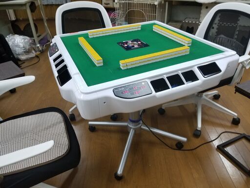 【動作良好】全自動麻雀卓 点数表示付　 AMOS JP-EX　折り畳み式