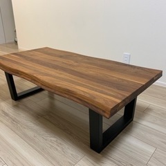 【ネット決済】木製ローテーブル 110 x 60 cm