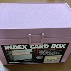 インデックスカードBOX & カード