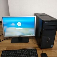 ジャンク　DELL　デスクトップパソコンセット＆モニター＆不明P...