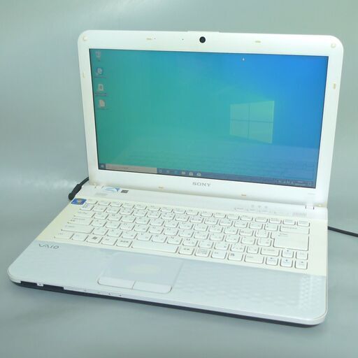 高速SSD 中古良品 ノートパソコン 14型ワイド SONY VAIO VPCEG14FJ Celeron 4GB DVDマルチ 無線 WiFi webカメラ Windows10 Office