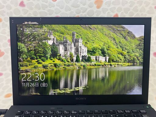 軽量 薄型 ノートパソコン 超高速SSD Windows10 中古美品 フルHD 11.6型 SONY SVP112A16N 第4世代Core i3 4GB 無線 Bluetooth Office 軽量 薄型 ノートパソコン 中古美品 爆速SSD フルHD 11.6型 SONY