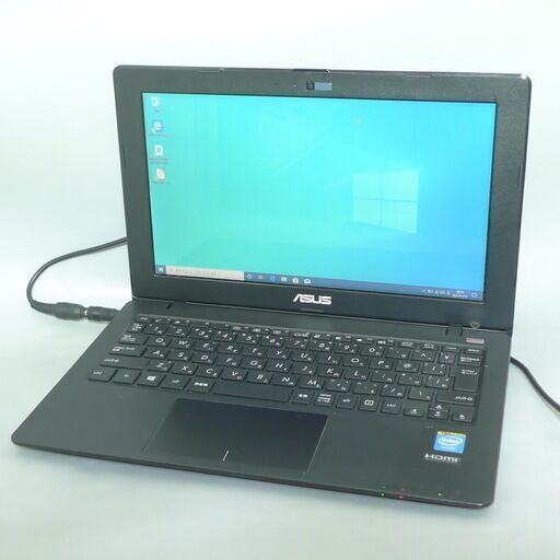 中古美品 ブルー 青色 ノートパソコン 高速SSD 11.6型 ASUS X200MA Celeron 4GB 無線 Wi-Fi webカメラ Windows10 Office 即使用可