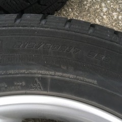 スタッドレスタイヤ　17インチ　日産純正ホイール　エクストレイル