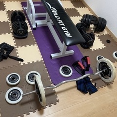 バーベル、EZバー、ジョイントマット、ベンチプレス台