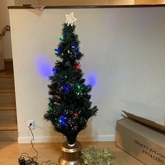 【ネット決済】クリスマスツリー&オーナメントセット/150センチ...
